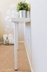 Ikea Hack Illusion Narrow Console Table Ikea Lack Shelves Ikea Console Table Hall Table Ikea