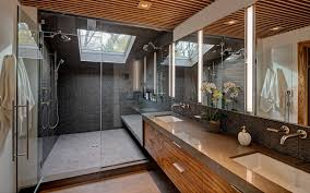 The evening standard judges called the bathroom 'rich and exciting', and made it their clear winner. Modern Bathroom Design Drury Design