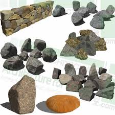 Stones Rocks And Fountains Sketchup 3d Models For Landscape Design Part 1 Architecture For Design In 2020 Landscape Design Landscape Architecture Design 3d Model