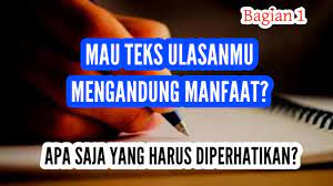 Oct 20, 2014 · teks ulasan adalah teks yang berisi mengenai ulasan terhadap suatu karya. Manfaat Teks Ulasan Menurut Anda Apakah Manfaat Meringkas Teks Ulasan Jelaskan Terkait Teks Humbert Perez