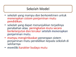 Apakah sekolah telah memiliki profil mutu reviu sosialisasi spmi terhadap warga sekolah dan sekolah imbas. Rakor Sosialisasi Sekolah Model Ppt Download