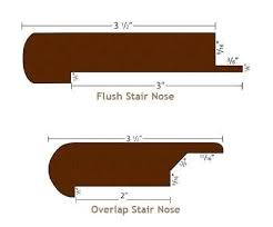 If the angle is too sharp, the nail heads may not sit flush to the nosing. Laminate Flooring Stair Nose Wonder If I Can Find Flush Instead Of Making It Uneven Right At Edge Laminate Flooring On Stairs Stair Nosing Laminate Flooring