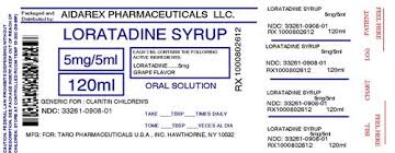 Childrens Loratadine Solution Aidarex Pharmaceuticals Llc