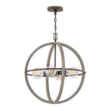 Hinkley Lighting 3424dc Bodie Four Light Small Orb Chandelier