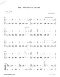 A piano tutorial on how to play can't help falling in love by elvis presley. Can T Help Falling In Love Blue Hawaii Ost Free Piano Sheet Music Piano Chords
