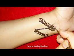 Find over 100+ of the best free henna images. Diy Z Letter Henna Tattoo Mehndi Designs For Hands Alphabet Z Tattoo Youtube