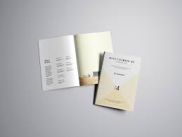Free A4 Professional Psd Brochure Mockup Template For Realistic 3d Presentations