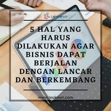 Baru tahu bahwa nama saya juga disebut di sidang mk gara2 di mention ttg video ini oleh mas ippho 😉😉. 5 Hal Yang Harus Dilakukan Agar Bisnis Dapat Berjalan Dengan Lancar Dan Berkembang Leukeun Service