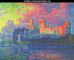 The Papal Palace Avignon Reproduction Www Paul Signac Org Large Impressionist Paintings Georges Seurat Seurat Paintings