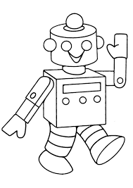 Coloring is a great activity for your little robot. Robot Coloring Pages For Preschooler Coloring4free Coloring4free Com