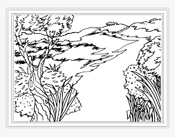 If your child loves interacting. Landscape Coloring Pages Transparent Hd Png Download Kindpng