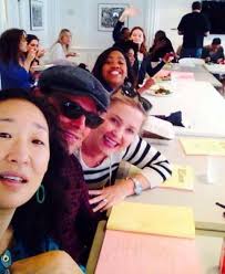 Everybody At The Table Read Greys Anatomy Cast Grey Anatomy Season 10 Greys Anatomy Season