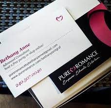 Check out our pure romance cards selection for the very best in unique or custom, handmade pieces from our shops. Business Cards Thanks Vistaprint And Pure Romance Pure Products Pure Romance Romance