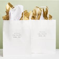 Get the best deals on personalised wedding favor bags/boxes. Personalized Wedding Gift Bags Beau Coup
