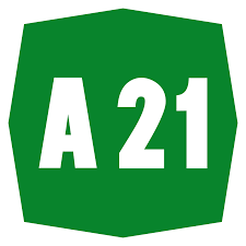 L'autostrada a10, conosciuta anche come autostrada dei fiori o autofiori, corre interamente in territorio ligure, collegando genova a ventimiglia (confine di stato) per una lunghezza di 158,7 km. Datei Autostrada A21 Italia Svg Wikipedia