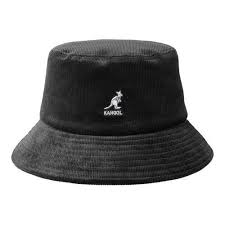 Men S Kangol Cord Bucket Hat Black Hats Kangol Hats Bucket Hat Kangol