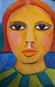 50 Bunt Gesicht Zeichnung