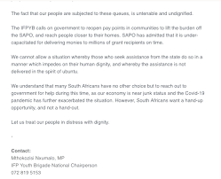 He stood for truth and prioritised the interests as well as the cause for. Inkatha Freedom Party On Twitter Statement Ifp Youth Brigade Covid 19 Grants Must Be Paid In A Dignified Manner Hon Mthokozisi Nxumalo Mp Mthokonxumaloza Ifp Youth Brigade National Chairperson Covidãƒ¼19