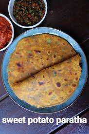 Sweet Potato Paratha Recipe Sweet Potato Thepla Sweet Potato Roti Recipe Indian Food Recipes Indian Snack Recipes Paratha Recipes