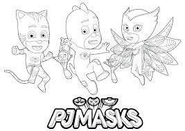 Make a fun coloring book out of family photos wi. Free Pj Masks Coloring Pages To Print Deepinthebeach