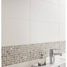 Carrelage Mural Loft En Faience Blanc Ivoire N 5 20 X 50 2 Cm Carrelage Salle De Bain Salle De Bain Castorama Radiateur Salle De Bain