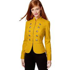 Inc International Concepts Cutaway Military Jacket 71 Liked On Polyvore Featuring Outerwear Jackets Military Inspired Jacket Military Fashion Macys Tops