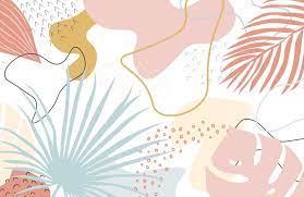 Welcome Fresh Tones And Bespoke Tropical Design To Your Theme With This Abstract Leaves Wall Cute Laptop Wallpaper Desktop Wallpaper Art Cute Desktop Wallpaper