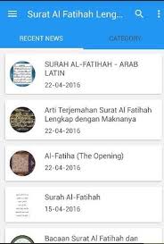 Nama lain surat al fatihah sebagai pembuka al quran disebutkan dalam hadits yang diceritakan abu huraira. Surat Al Fatihah Arab Latin For Android Apk Download