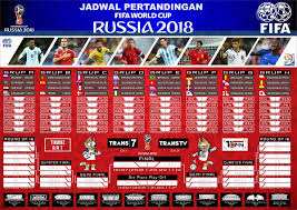 Piala dunia 2018 akan menampilkan 64 pertandingan yang digelar di 12 stadion pada 11 kota di rusia. Download Jadwal Piala Dunia Fifa Rusia 2018 Pdf Idezia