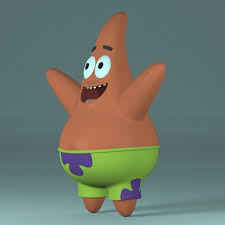 3d Model Character Patrick Stars Turbosquid 1201954
