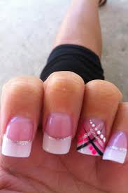 Pink And Black Acrylic Nail Ideas Cute Pink Black Acrylic Nails Cute Nails Nails Simple Nails