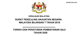 Tarikh Pembayaran Gaji Kerja Kerajaan Penjawat Awam Kerajaan Edu Bestari