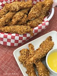 Making an easy homemade buttermilk ranch dressing recipe means you can skip bottled, which may have additives and stabilizers. Spicy Baked Chicken Tenders