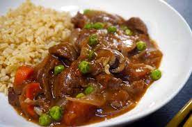 Hayashi Rice Western Style Beef Stew With Rice Japanese Cooking Diced Beef Recipes Cooking Recipes