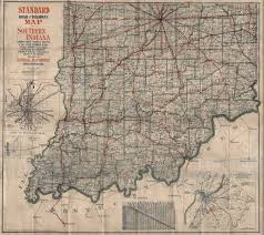 Destination Indiana Places Of Interest Highway Map Indiana Map