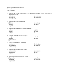 Contoh soal ukk bahasa indonesia kelas 8 smp dan kunci jawabannya contoh soal ukk bahasa indonesia kelas viii smp mts. Contoh Soal Pilihan Ganda Materi Puisi Karya Guru Jawabanku Id