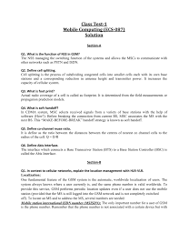 Several bts connect to bsc stations (base station controller), while the bsc are connected to we examined a realistic bsc software architecture as it is similarly implemented in a commercial product. Solution Mobile Computing Ct I Ecs087 2015