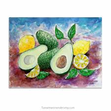 Mark you'll love our apple theme kitchen decor.ceramic cookie jars, canisters, cookie jars, breadboxes, biscuit jars, dip chillers, and covered candy dishes, cutting boards, placemats, tile trivets, coffee mugs, tea sets, and more, in your kitchen and for fabulous gifts. Lemons And Avocados Painting Original Watercolor Kitchen Etsy Fruit Artwork Avocado Painting Avocado Drawing