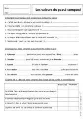 6ème conjugaison → réviser les bases de la conjugaison (série de 17 exercices de mise en application des temps suivants : Passe Compose 6eme Cycle 3 Exercices Cours Evaluation Revision