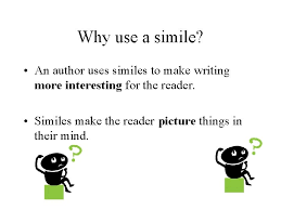 Significance of simile in literature. Similes What Is A Simile A Simile Is
