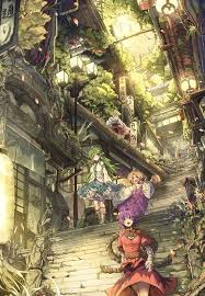 touhou moescape anime scenery anime background environment concept art