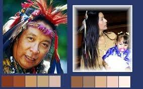 What skin tone is native to the Americas? Are Americans slowly evolving to  fit their climate?