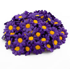 But ordering from the florist can be expensive, and most people are too intimidated to assemble their own arrangements. Akord Artificial Gerbera Daisy Flowers Heads For Diy Wedding Party Purple 5060446961360 Ebay