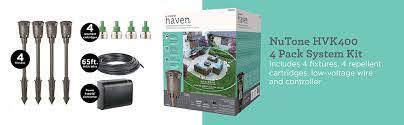 Amazon Com Broan Nutone Hvk400 Backyard Mosquito Repellent System Kit Patio Outdoor Yard Area Odorless 4 Stakes Bronze Patio Lawn Garden