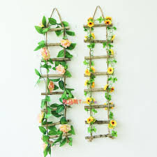 Compared to the first two small woodwork projects ideas on our list, this one requires even less time. Kindergarten Creative Pastoral Small Wooden Ladder Pendant Props Class Ring Creation Flower Ladder Pendant Corridor Diy Wall Decoration