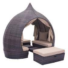 Outdoor furniture daybed lounger sofa bed. Rattan Outdoor Furniture Garden Wicker Apple Shape Daybed Pool Chaise Lounge Sofa Bed Buy Garden Chaise Lounge Rattan Outdoor Daybed Apple Shape Daybed Product On Alibaba Com