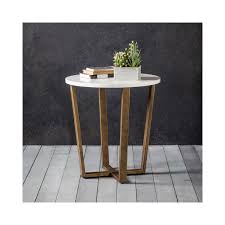 Keep it conveniently close with a nightstand. Cleo Round Bedside Table With White Marble Top And Gold Base Furniture123
