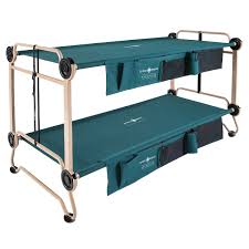 The two included side organizers connect easily to the sleeping deck using the simple hook and loop system. Disc O Bed Xl Portable Cot Bundle