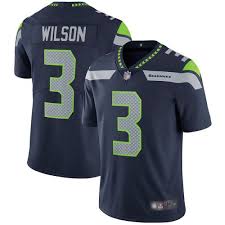 nike mens russell wilson limited carbon black jersey