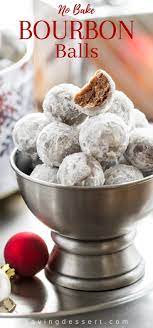 Bourbon Balls Recipe Bourbon Balls Easy No Bake Cookies Cookies Recipes Chocolate Chip
